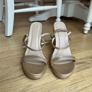 Gold Women's Sandals